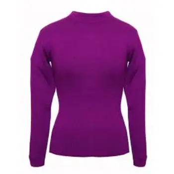 kids Girls top Round Neck Basic purple